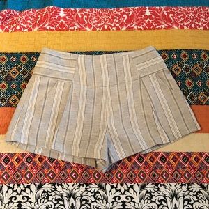 Free People Linen-blend Shorts